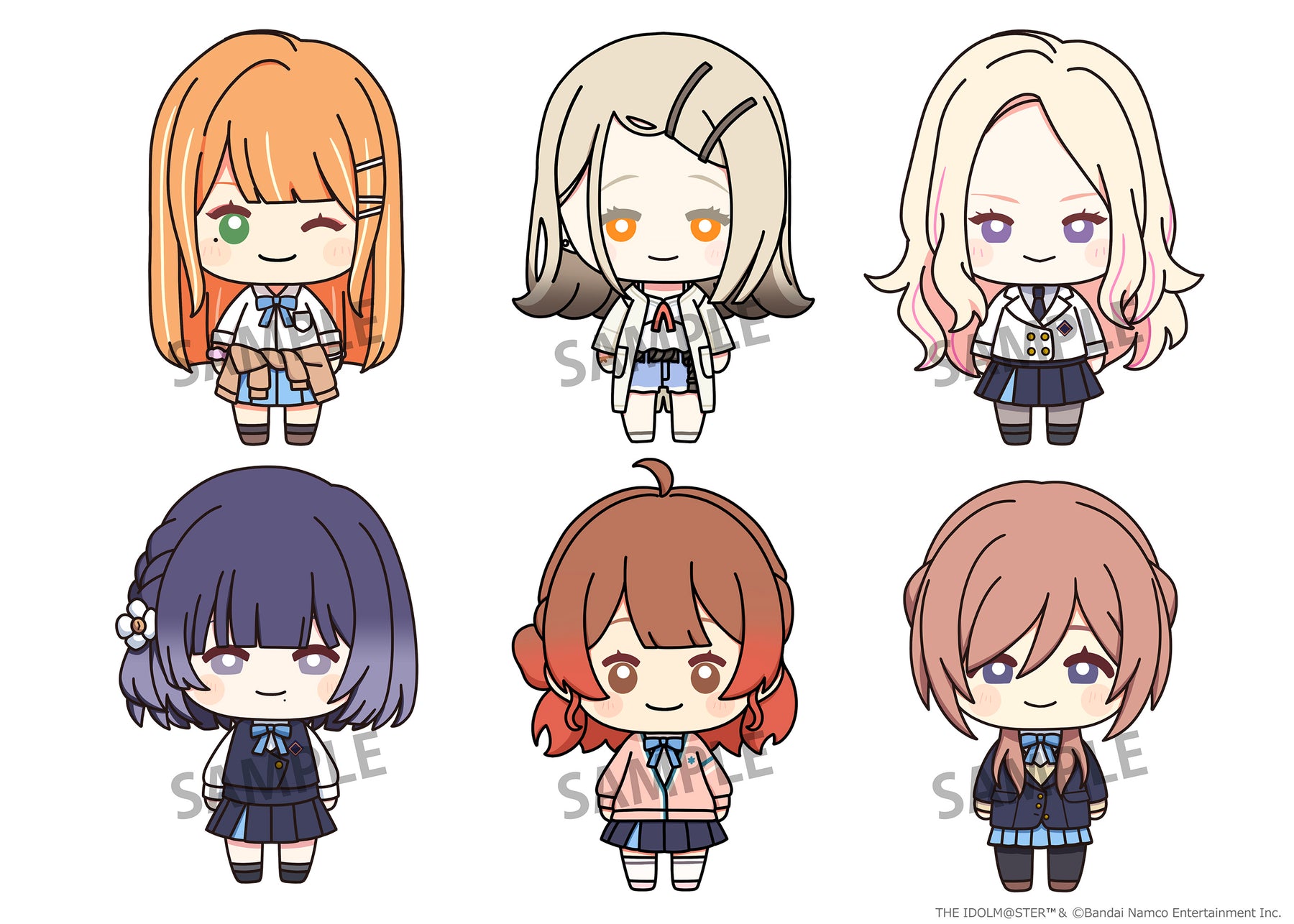 BOX販売]にょきんと 学園アイドルマスター マスコットフィギュア
