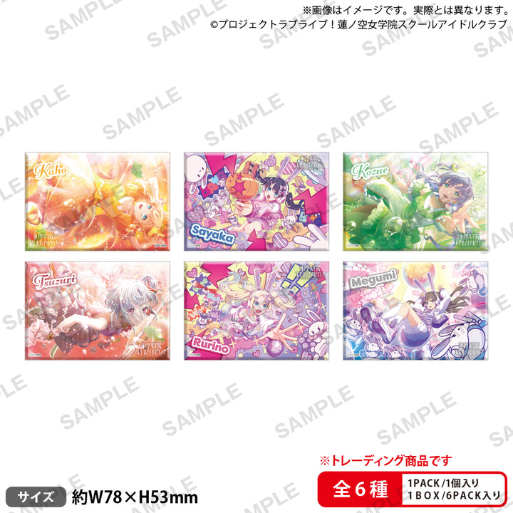 【再販】[BOX販売]ラブライブ！蓮ノ空女学院スクールアイドルクラブ トレーディングしかくい缶バッジ -6個入りBOX-