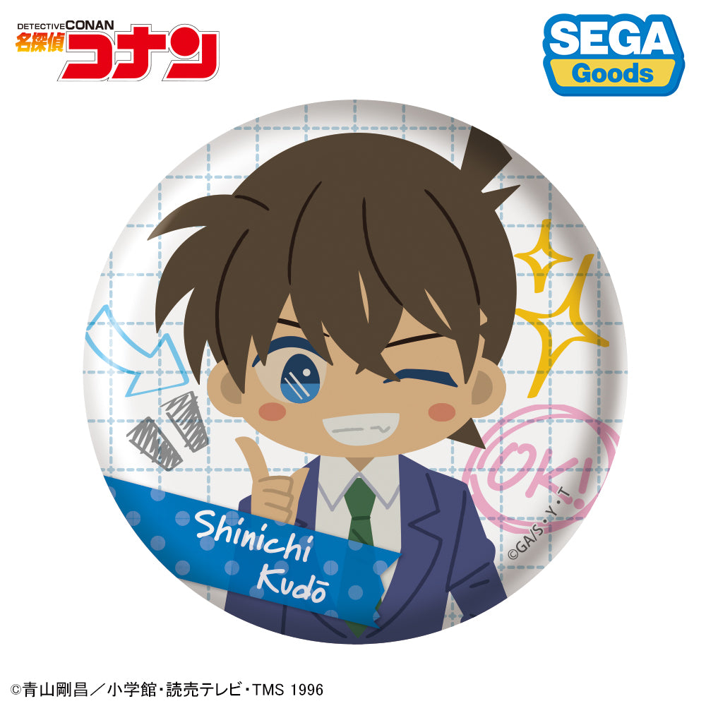 名探偵コナン 缶バッジ 工藤新一 FAN'S SELECTION ファンセレ 名探偵コナン】工藤新一 缶バッジ - メルカリ