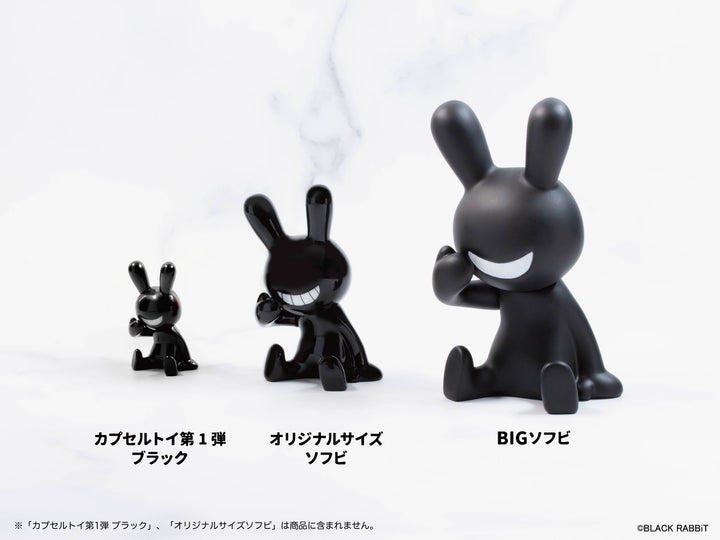 BLACK RABBiT BIG SOFVI COLOR：ブラック