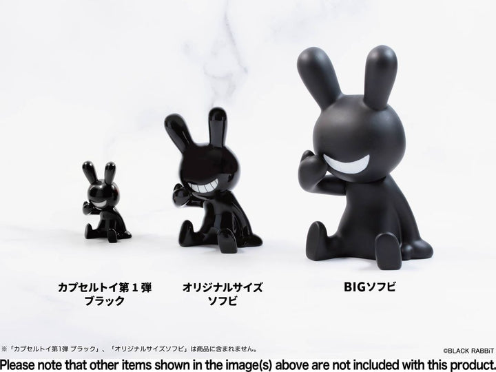 BLACK RABBiT BIG SOFVI COLOR：ブラック