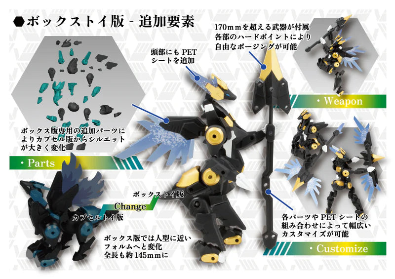 BOX販売]CLOCKWORK-CRYPTID3.0【竜人種・近接型】 -2個入りBOX