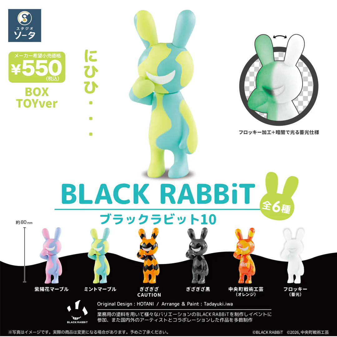 bunny 使用済み映画・アニメ印刷物コレクション BOX販売]BLACK RABBiT10 -6個入りBOX- – SOOTANG HOBBY