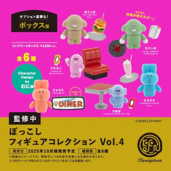 [BOX販売]ぽっこし フィギュアコレクション 第4弾 -6個入りBOX-
