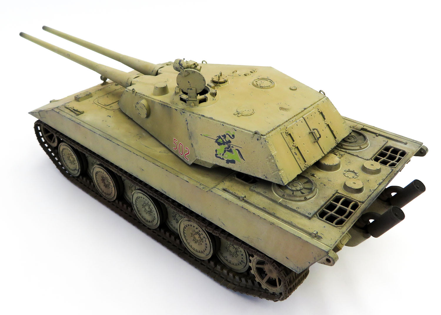 1/35 ドイツ超重戦車E100 完成品 1/35 超重戦車 E-100 G型 52口径 10.5cm連装砲 