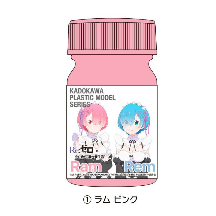 KADOKAWA PLASTIC MODEL SERIES ラムレム スペシャルカラーセット