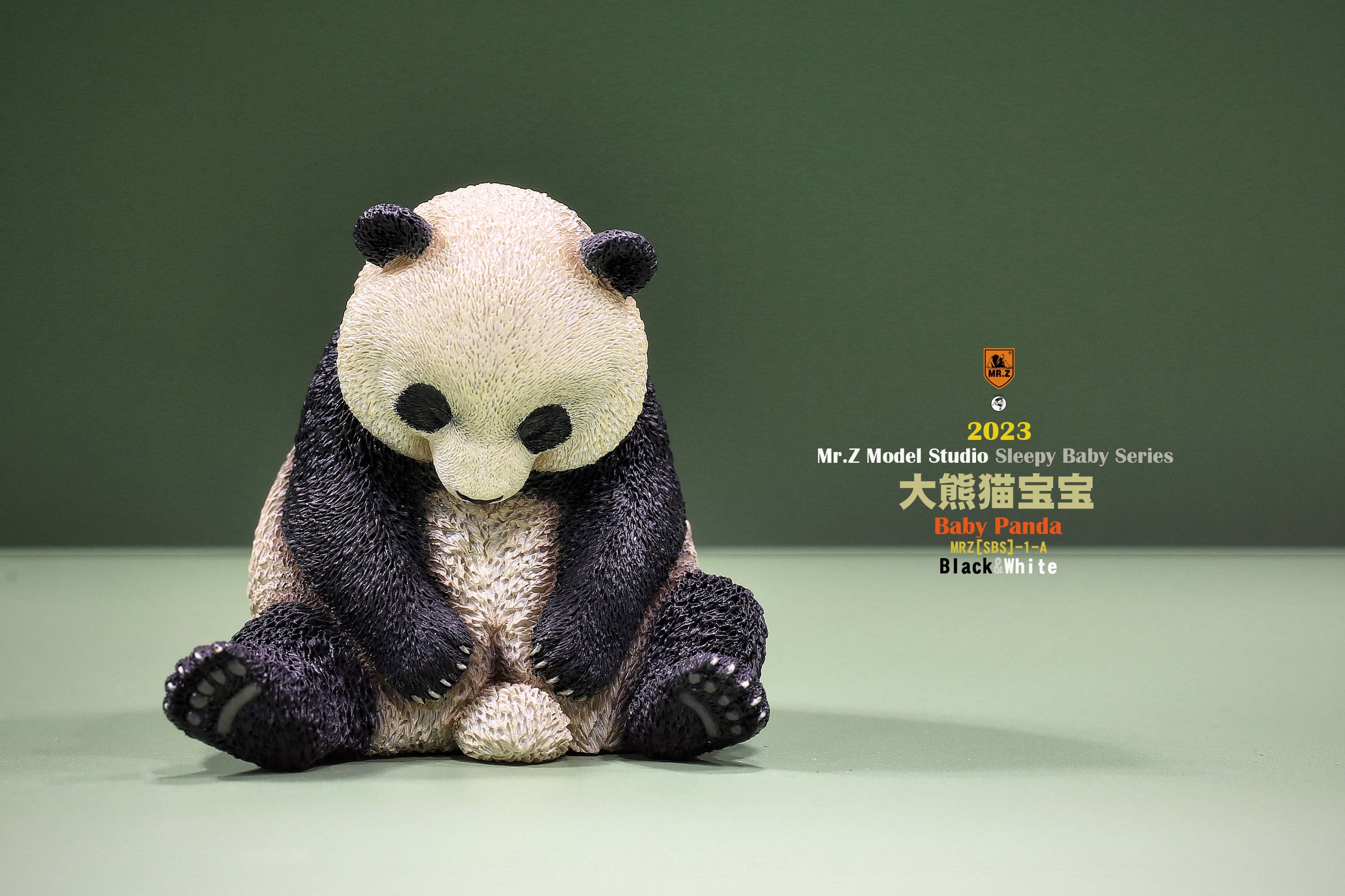 ベイビーパンダ(ブラック＆ホワイト) 1/6スケール – SOOTANG HOBBY