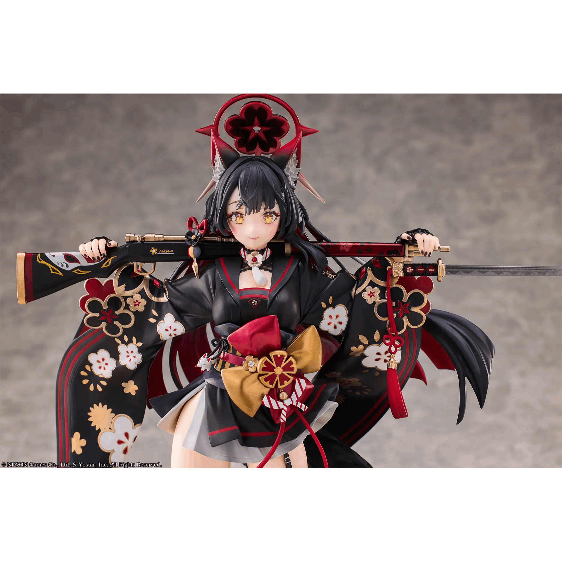 開封済み 箱痛みあり ネオンマックス ワカモ 1/7 ブルーアーカイブ