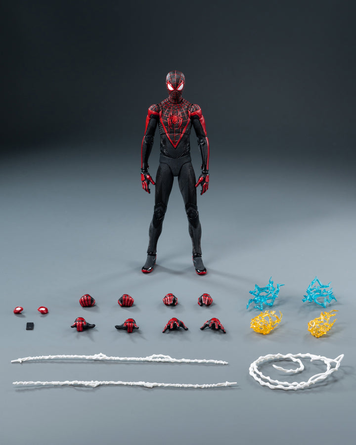 DLX スパイダーマン アップグレードスーツ（マイルズ・モラレス） 1/12スケール