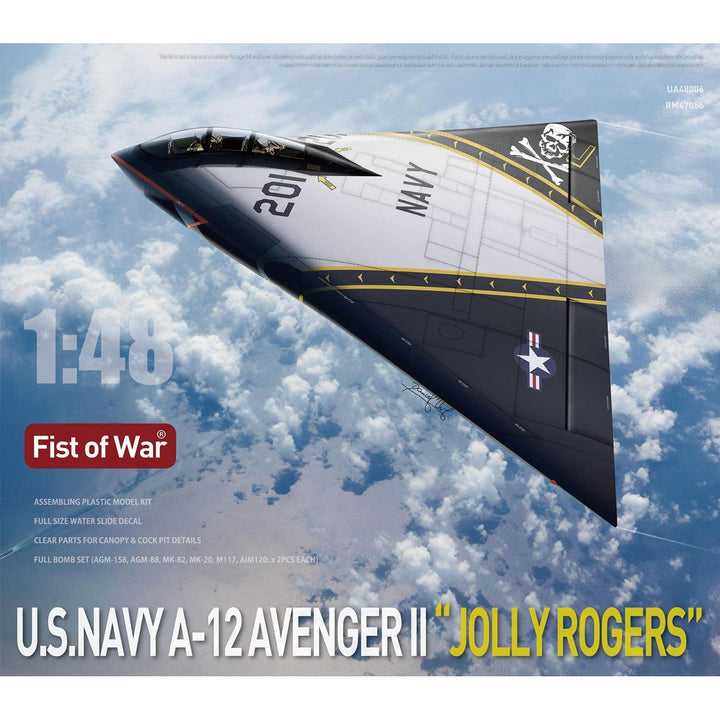 1/48 アメリカ海軍 A-12 アベンジャーII "VF-84 ジョリーロジャース"