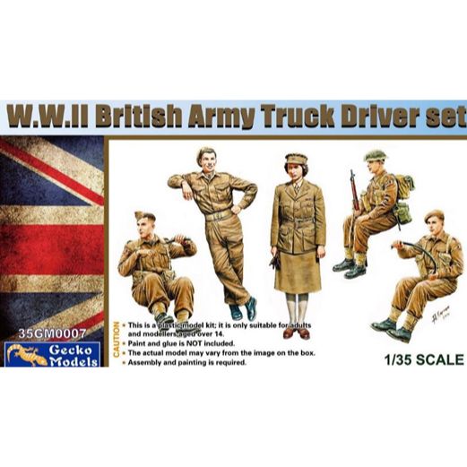 1/35 WW.Ⅱ イギリス軍 トラック ドライバーセット