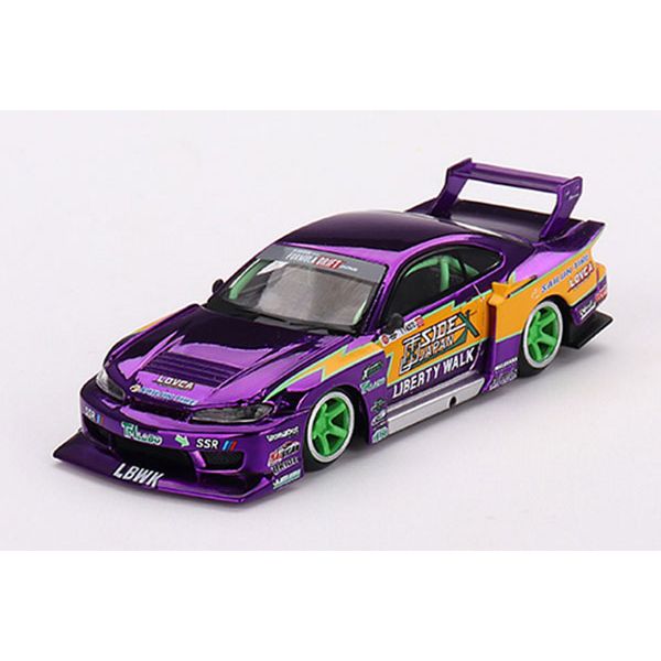 1/64 Nissan シルビア(S15) LB-Super Silhouette #555 2022 Formula Drift Japan(右ハンドル)