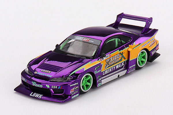 1/64 Nissan シルビア(S15) LB-Super Silhouette #555 2022 Formula Drift Japan(右ハンドル)