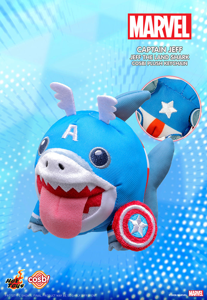 BOX販売]コスビ・ぬいぐるみキーチェーン マーベル ジェフ・ザ・ランド