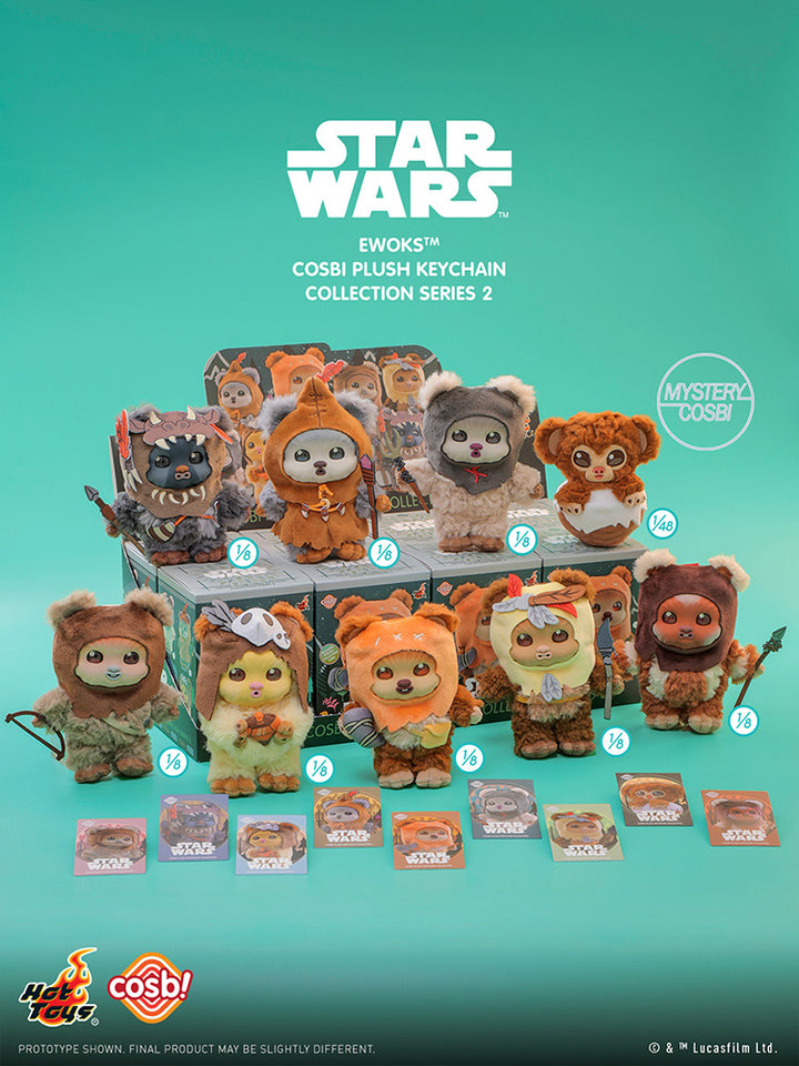[BOX販売]コスビ・ぬいぐるみキーチェーン『スター・ウォーズ／イウォーク物語』トレーディング・シリーズ2 -8個入りBOX-