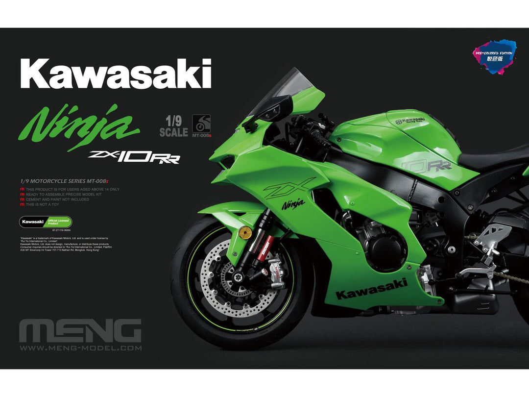 1/9 カワサキ Ninja ZX-10RR(塗装済みバージョン)