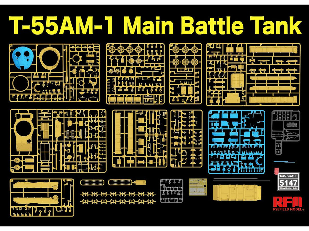 1/35 T-55AM-1 主力戦車 w/可動式履帯