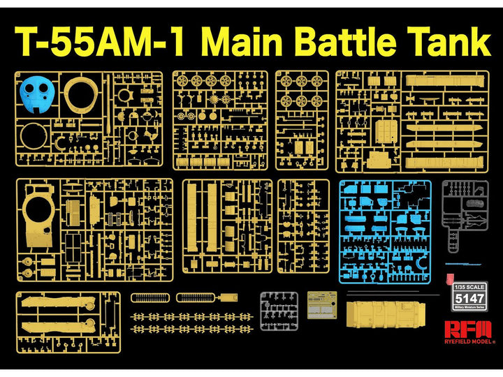 1/35 T-55AM-1 主力戦車 w/可動式履帯