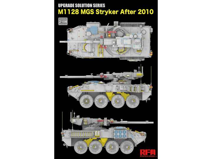 1/35 M1128 ストライカーMGS用 グレードアップパーツセット (RFM5148用)
