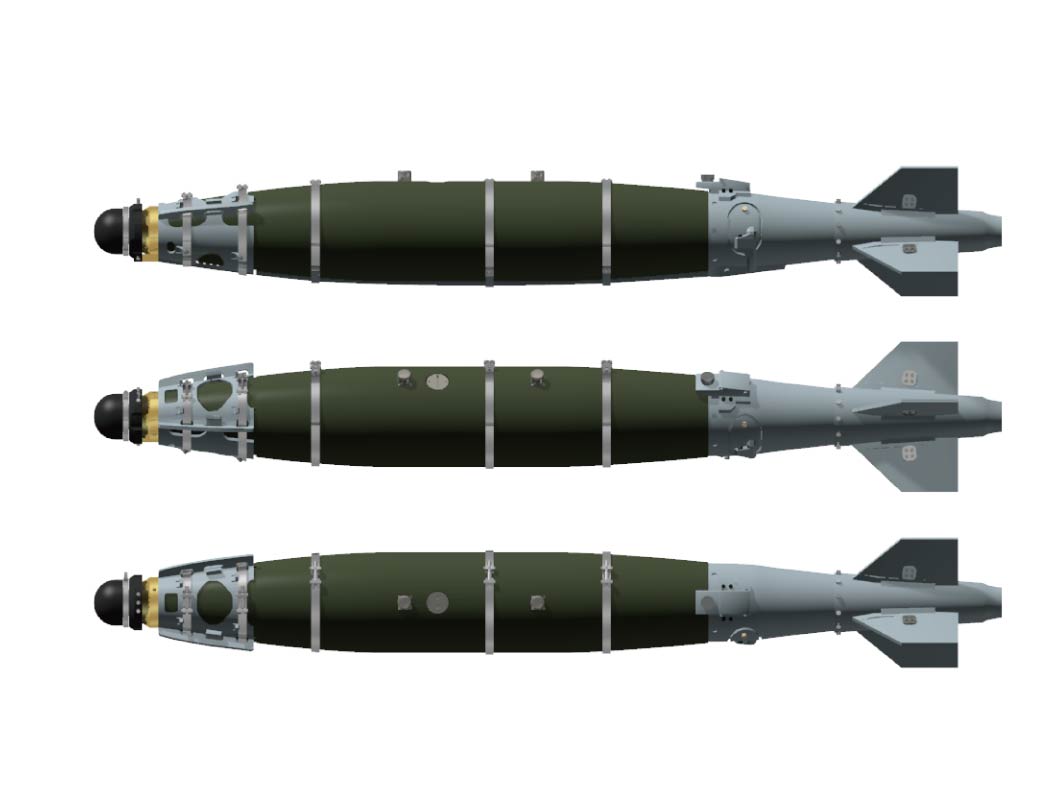 1/48 LJDAM レーザー精密誘導爆弾 x4発