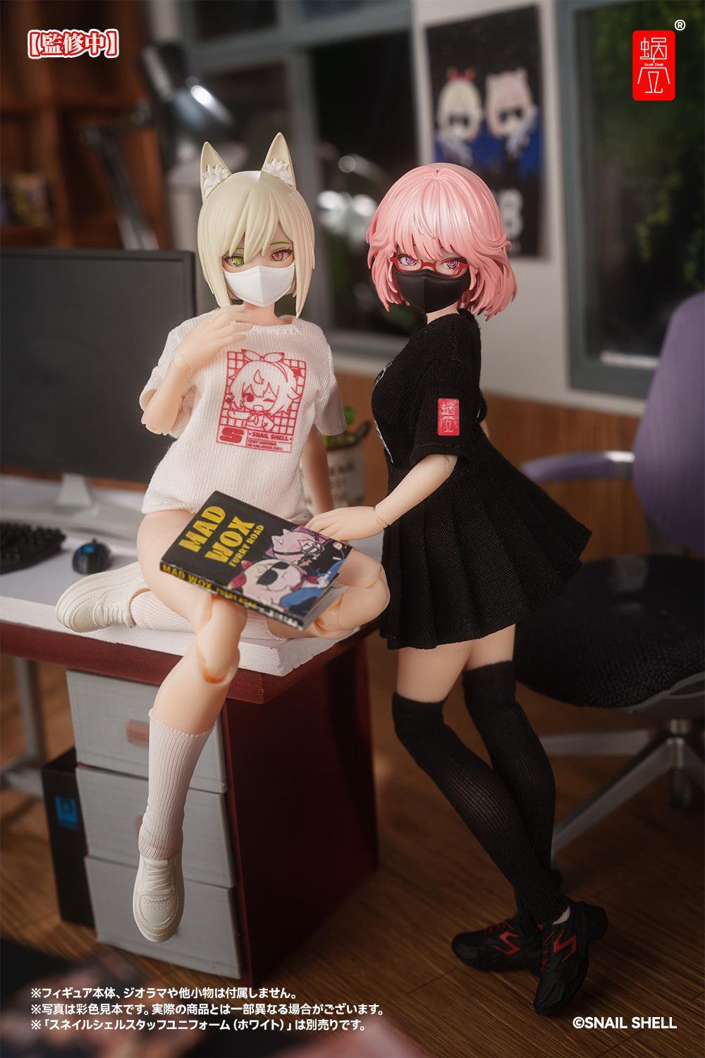 スネイルシェルスタッフユニフォーム（ブラック） ドール服セット 完成品オプションパーツ