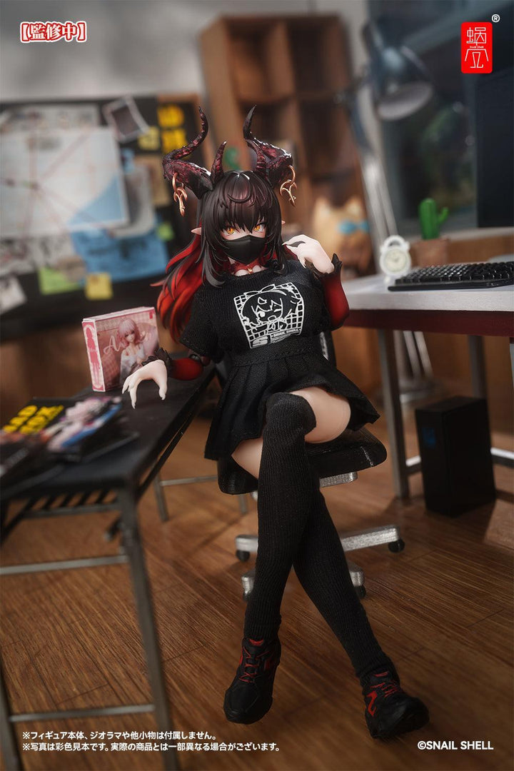スネイルシェルスタッフユニフォーム（ブラック） ドール服セット 完成品オプションパーツ