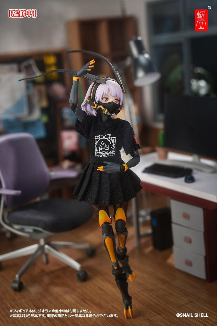 スネイルシェルスタッフユニフォーム（ブラック） ドール服セット 完成品オプションパーツ