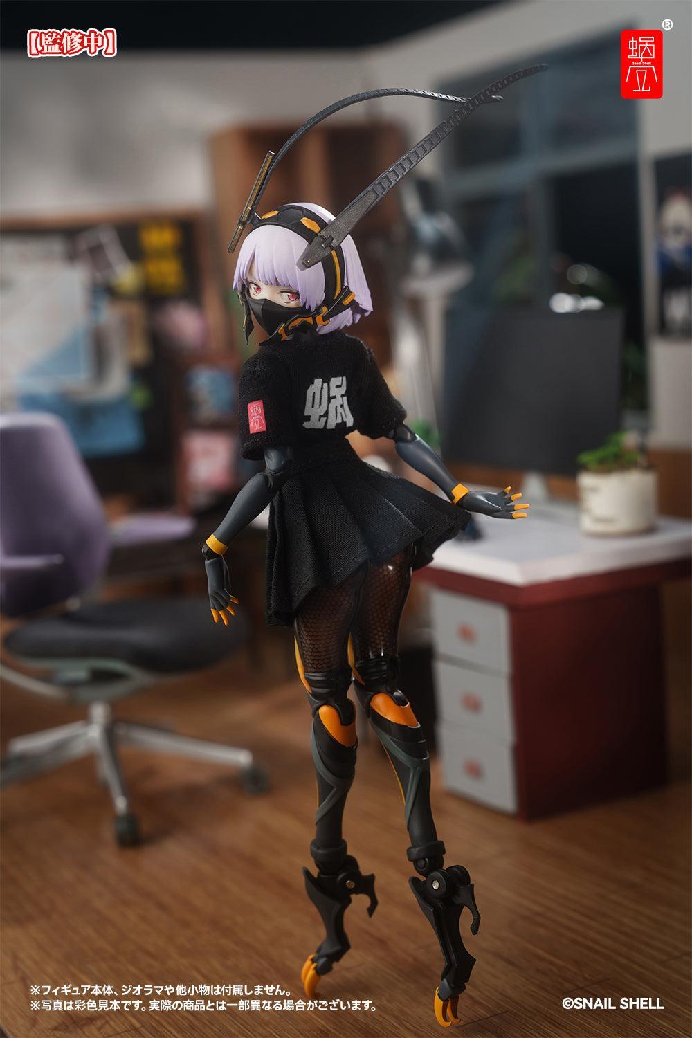 スネイルシェルスタッフユニフォーム（ブラック） ドール服セット 完成品オプションパーツ