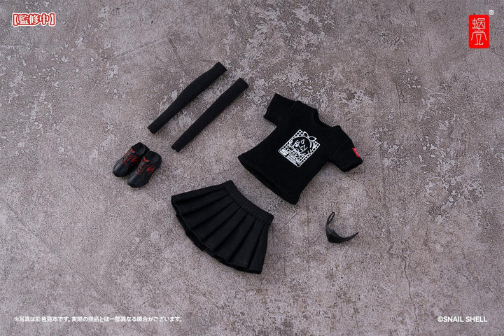 スネイルシェルスタッフユニフォーム（ブラック） ドール服セット 完成品オプションパーツ