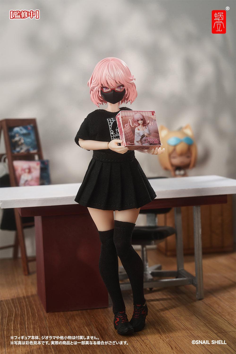 スネイルシェルスタッフユニフォーム（ブラック） ドール服セット 完成品オプションパーツ