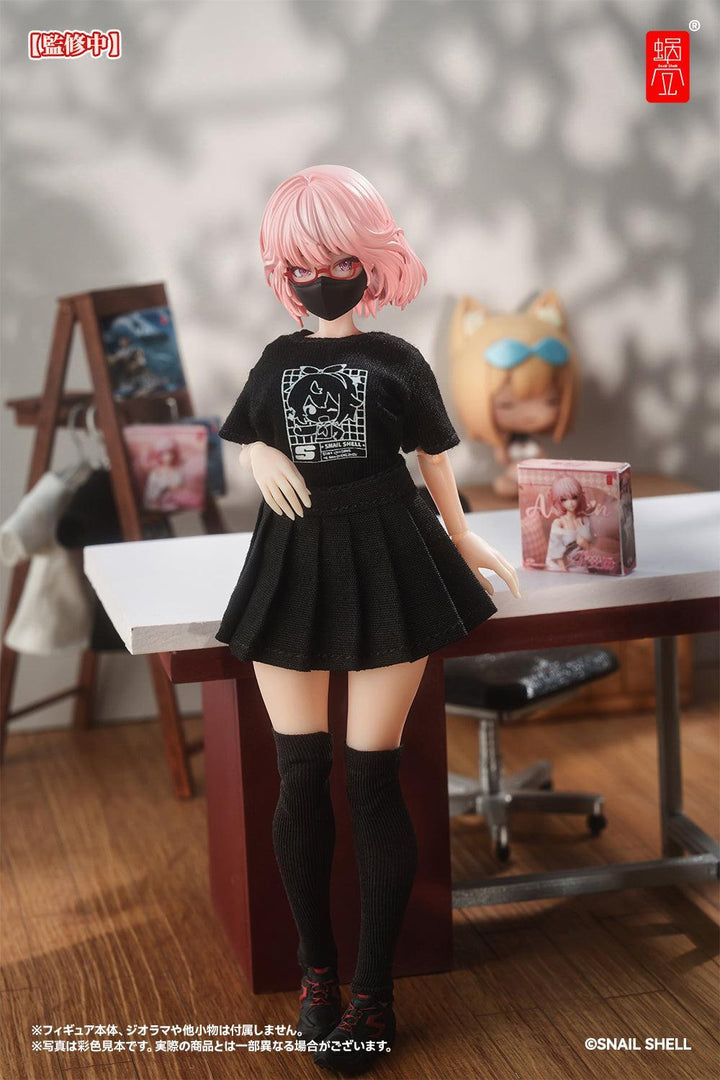 スネイルシェルスタッフユニフォーム（ブラック） ドール服セット 完成品オプションパーツ