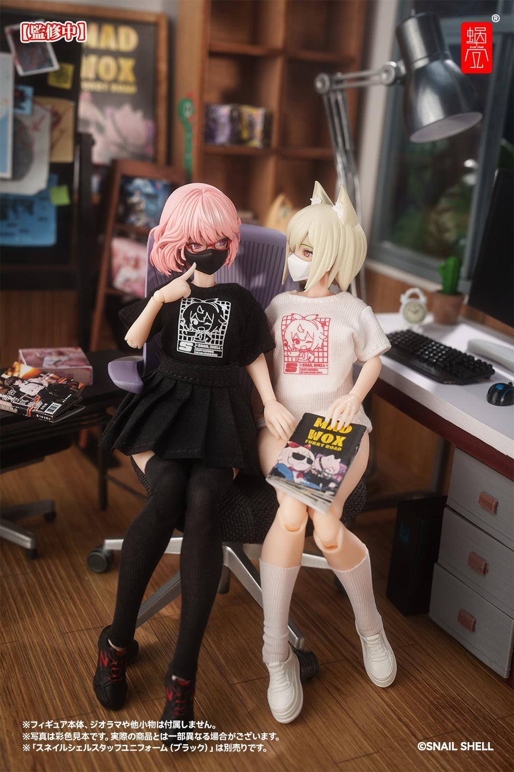 スネイルシェルスタッフユニフォーム（ホワイト） ドール服セット 完成
