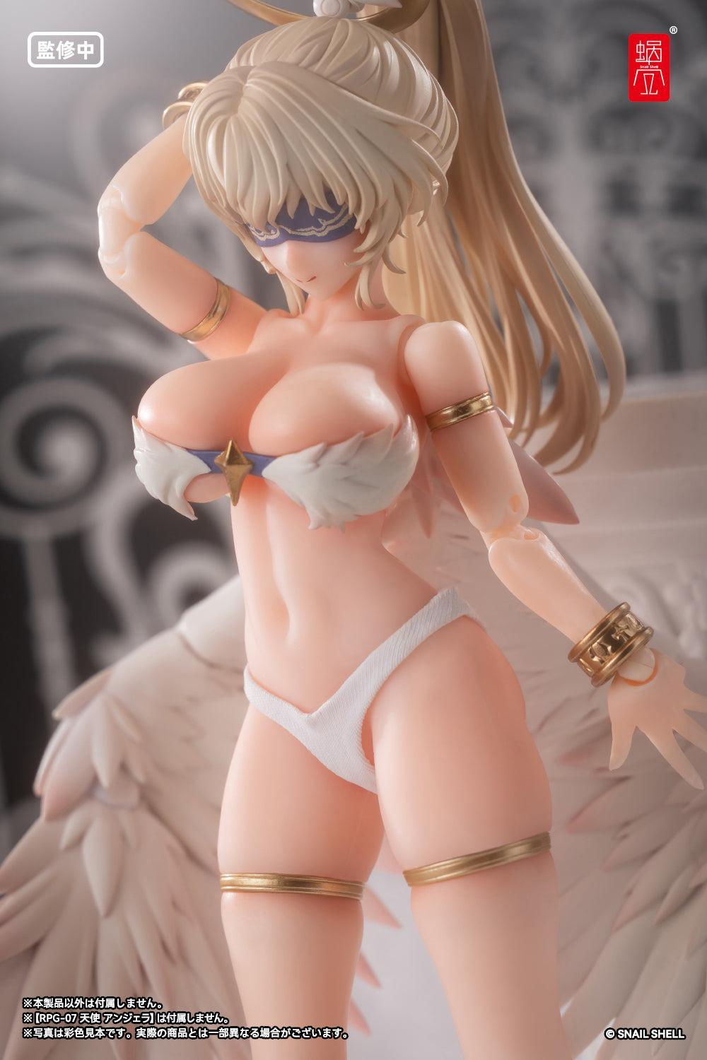 天使 アンジェラ用シリコン製腹部パーツ 完成品オプションパーツ 1/12スケール
