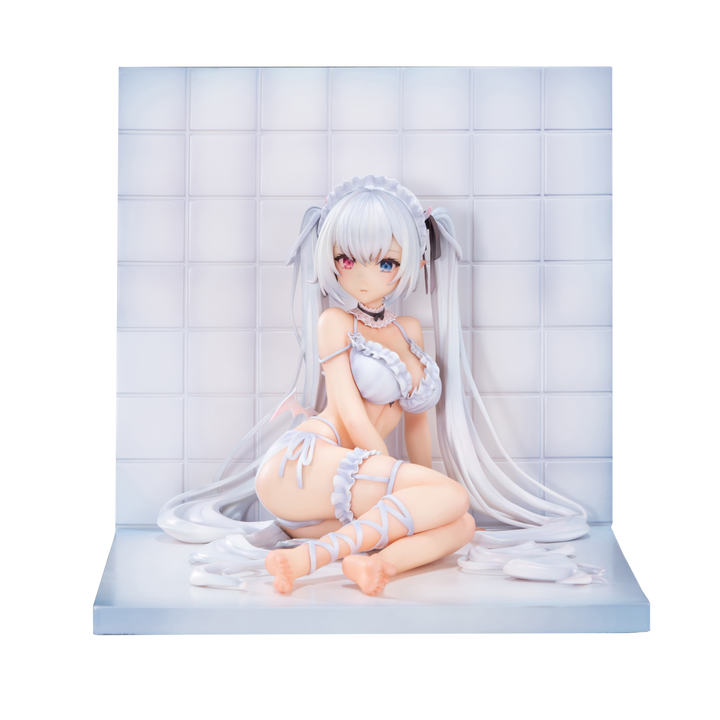 白髪ルナちゃん Illustrated by 米白粕 完成品フィギュア 1/6スケール