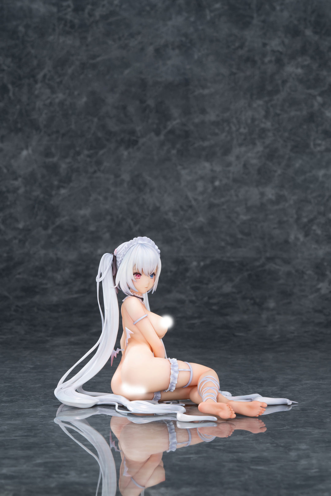 白髪ルナちゃん Illustrated by 米白粕 完成品フィギュア 1/6スケール