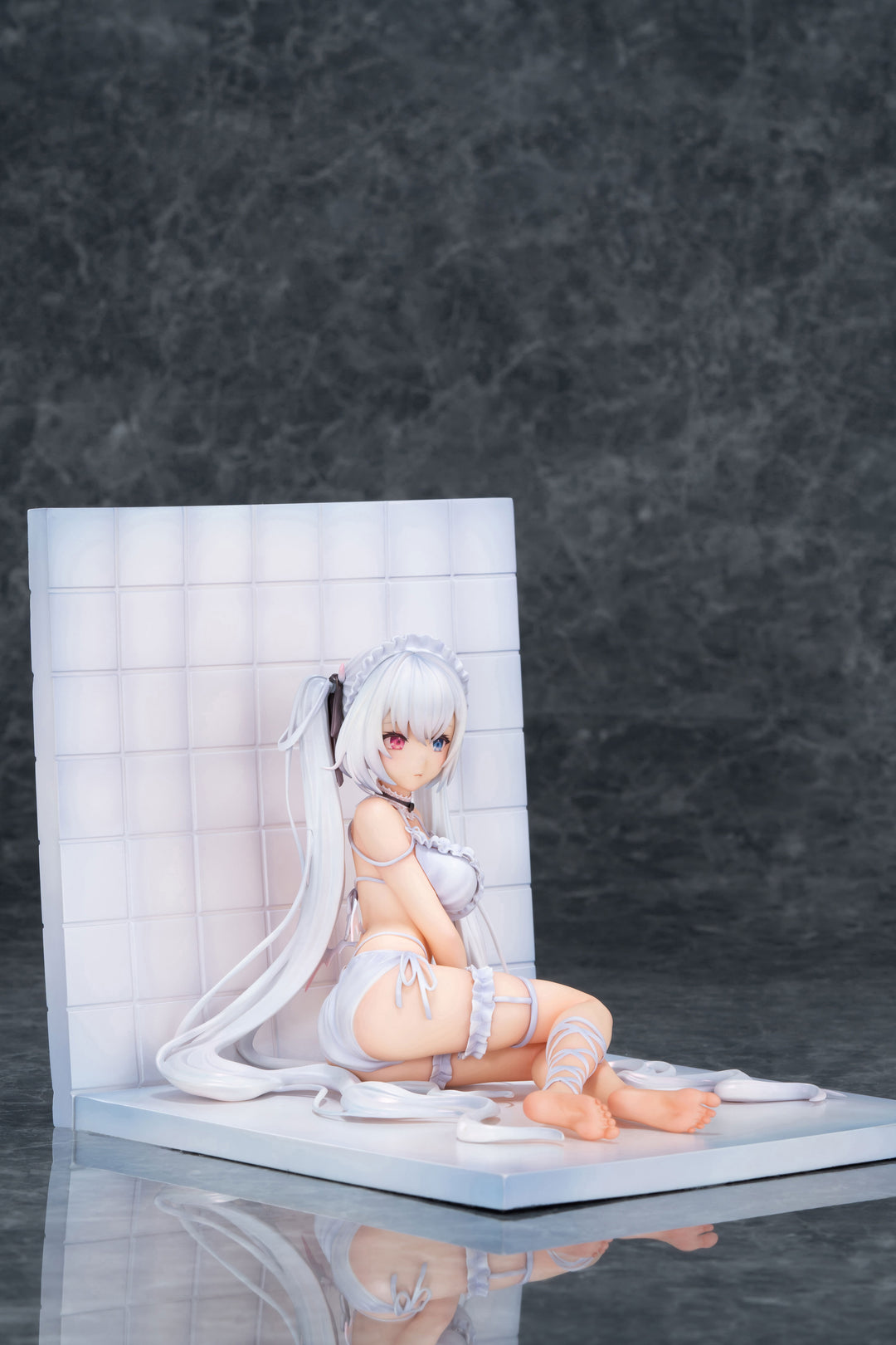 白髪ルナちゃん Illustrated by 米白粕 完成品フィギュア 1/6スケール