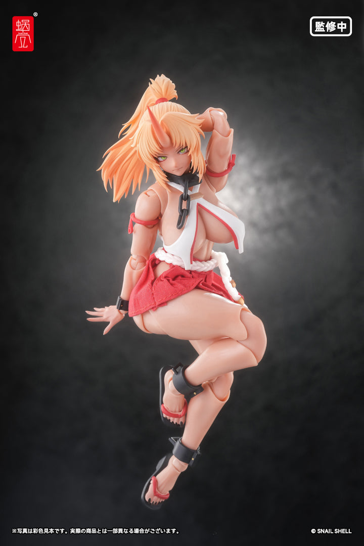 RPGEX-08 鬼巫女 次女・紅葉 完成品アクションフィギュア 1/12スケール