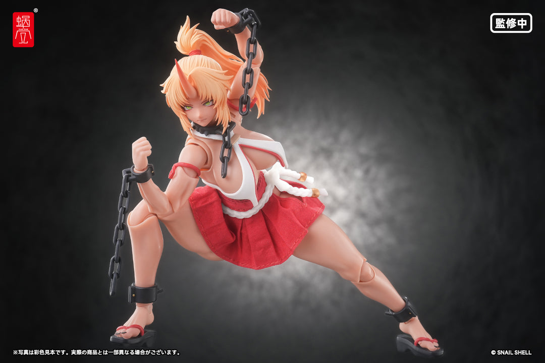 RPGEX-08 鬼巫女 次女・紅葉 完成品アクションフィギュア 1/12スケール