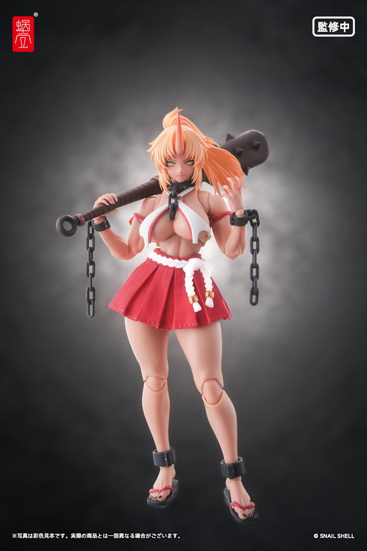 RPGEX-08 鬼巫女 次女・紅葉 完成品アクションフィギュア 1/12スケール