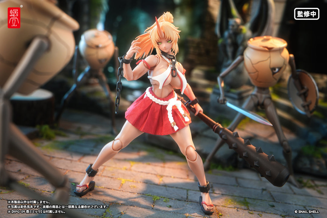 RPGEX-08 鬼巫女 次女・紅葉 完成品アクションフィギュア 1/12スケール