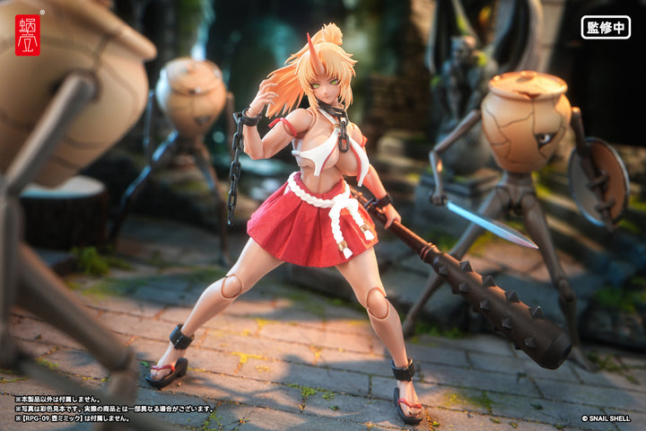 RPGEX-08 鬼巫女 次女・紅葉 完成品アクションフィギュア 1/12スケール
