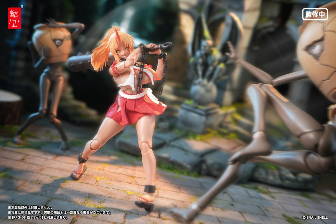 RPGEX-08 鬼巫女 次女・紅葉 完成品アクションフィギュア 1/12スケール