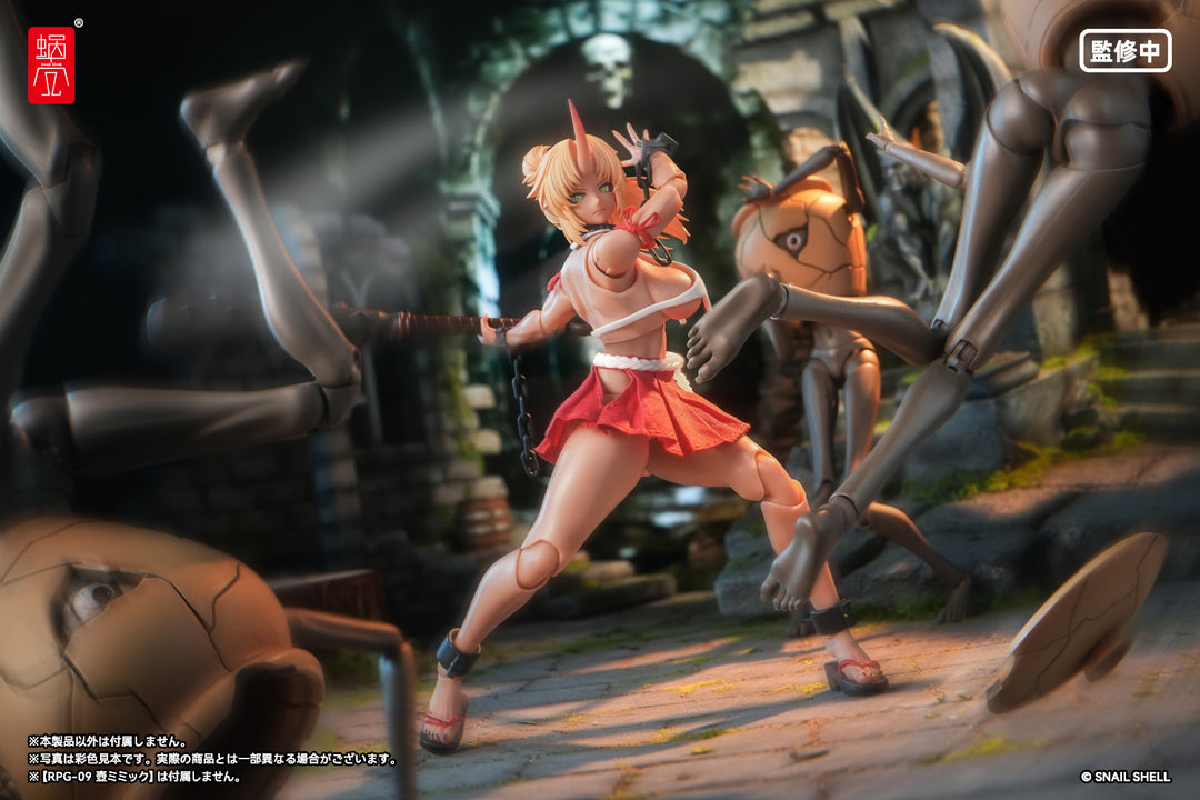 RPGEX-08 鬼巫女 次女・紅葉 完成品アクションフィギュア 1/12スケール