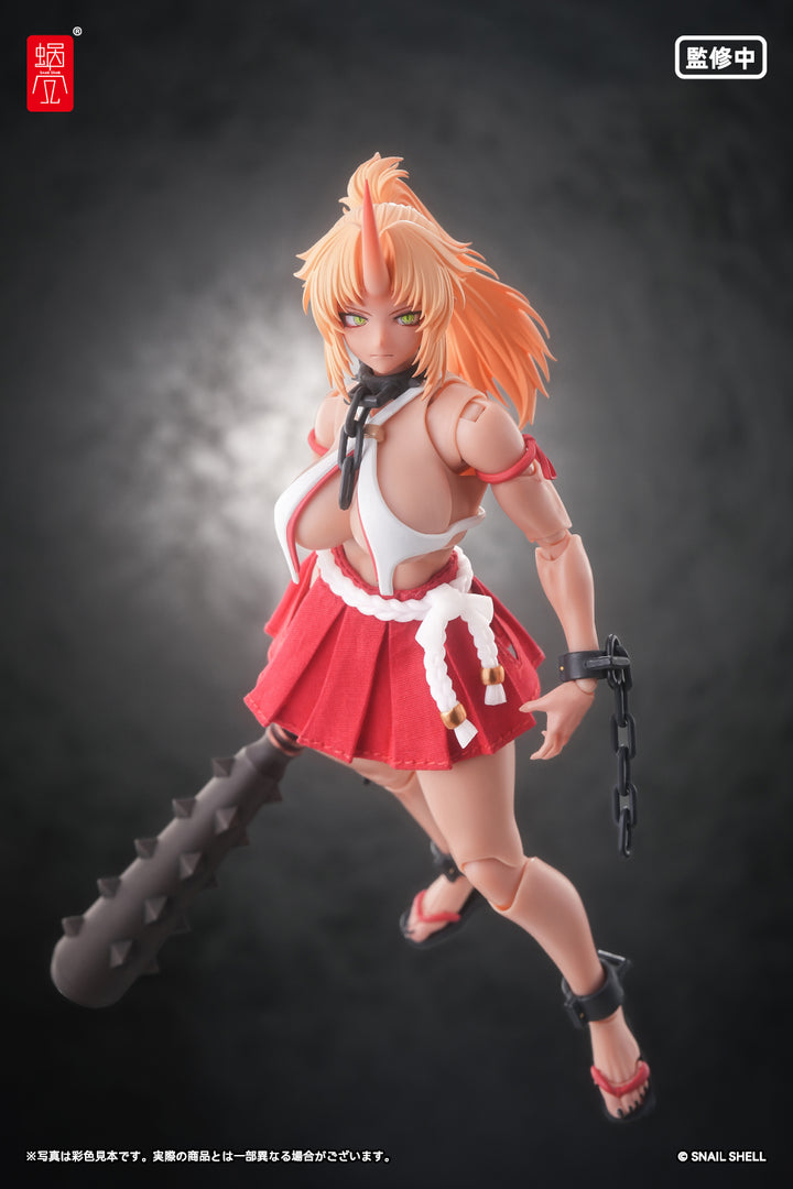 RPGEX-08 鬼巫女 次女・紅葉 完成品アクションフィギュア 1/12スケール