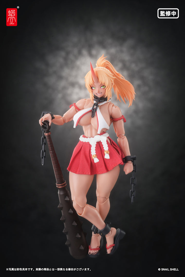 RPGEX-08 鬼巫女 次女・紅葉 完成品アクションフィギュア 1/12スケール