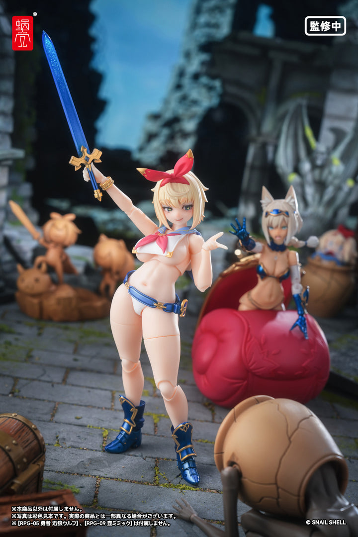 RPGEX-06 冒険者 スネイル 完成品アクションフィギュア 1/12スケール