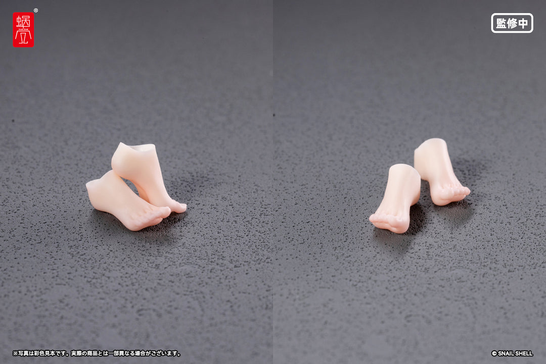冒険者 スネイル用オプションフットパーツセット 完成品オプションパーツ 1/12スケール