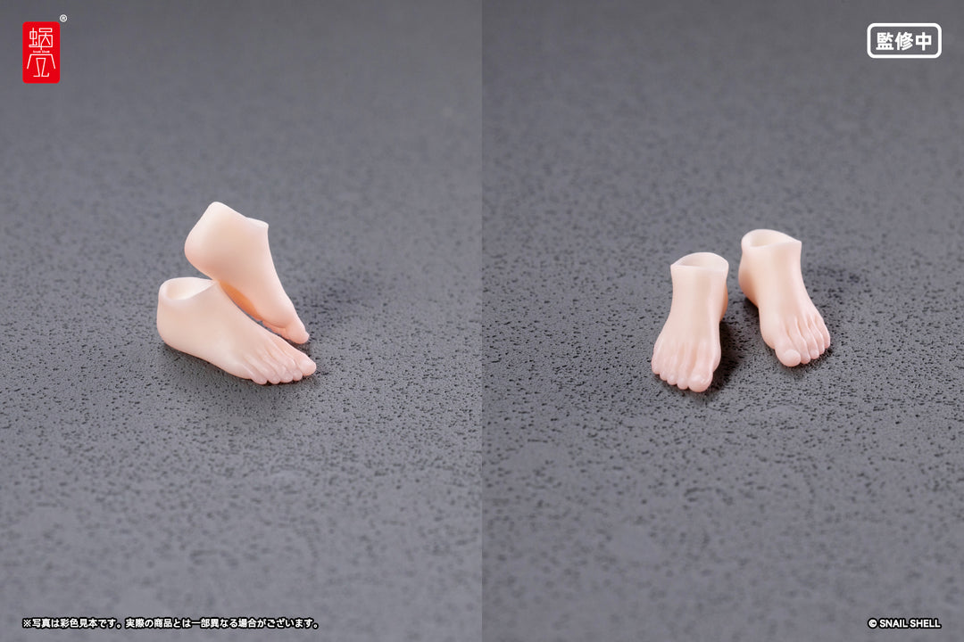 冒険者 スネイル用オプションフットパーツセット 完成品オプションパーツ 1/12スケール
