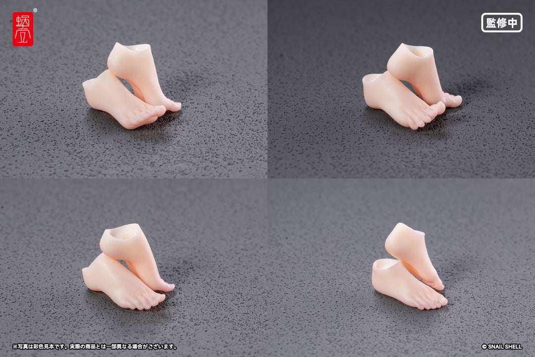 冒険者 スネイル用オプションフットパーツセット 完成品オプションパーツ 1/12スケール