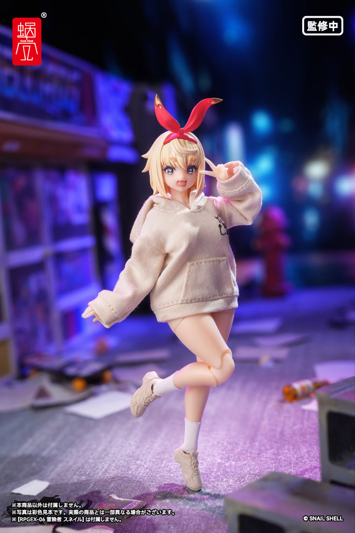 『悪魔の囁き』シリーズ プリントパーカーセット（ベージュ）（ドール用）